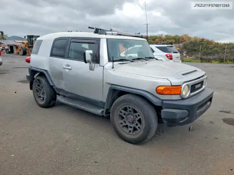 JTEZU11F570011263 — 2007 Toyota FJ Cruiser, фото 4 с аукциона Copart, Повреждения со всех сторон