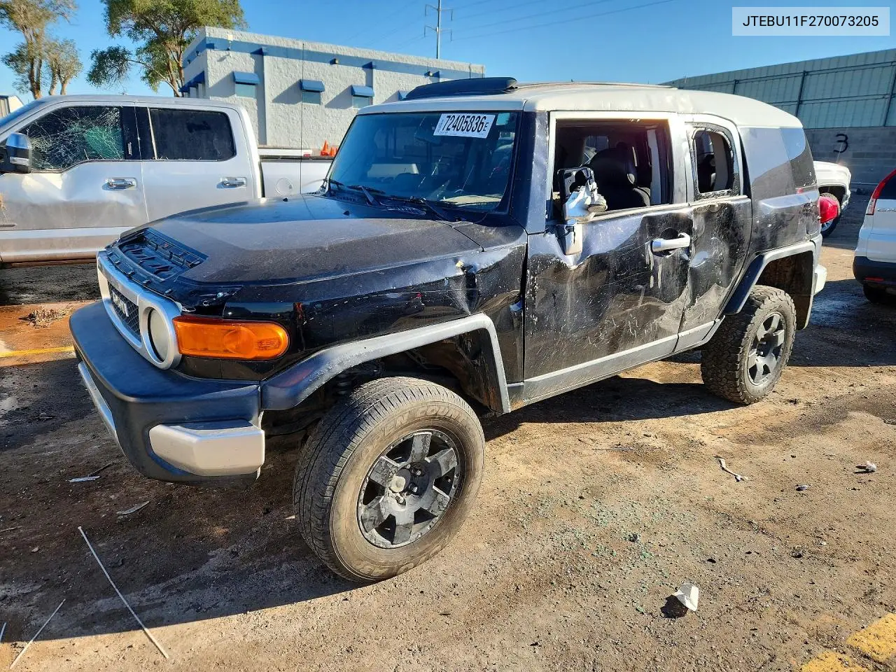 2007 Toyota Fj Cruiser Base VIN JTEBU11F270073205 фото 1