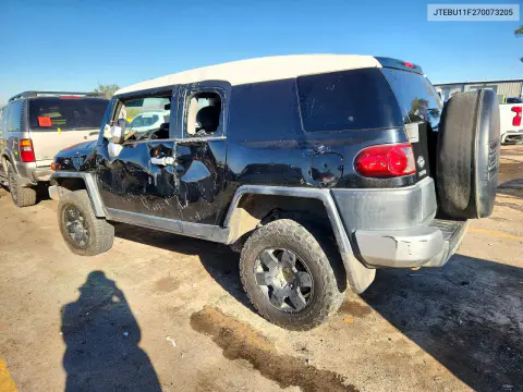 2007 Toyota Fj Cruiser Base VIN JTEBU11F270073205 фото 2