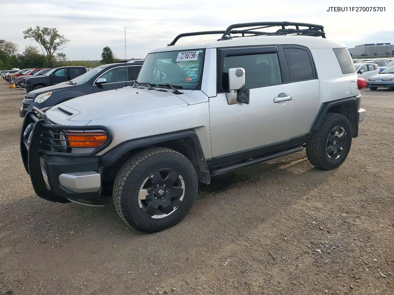 JTEBU11F270075701 Toyota FJ Cruiser 2007 — повреждение Механические повреждения, фото до ремонта