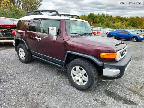 2007 Toyota Fj Cruiser Base VIN JTEBU11F070043796 фото 4