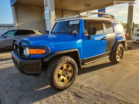JTEBU11F770007216 — 2007 Toyota FJ Cruiser, Механические повреждения, фото до ремонта
