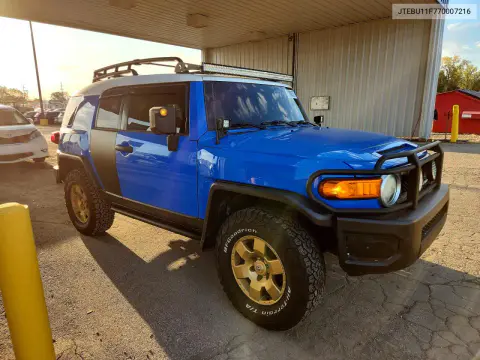 2007 Toyota Fj Cruiser Base VIN JTEBU11F770007216 фото 4