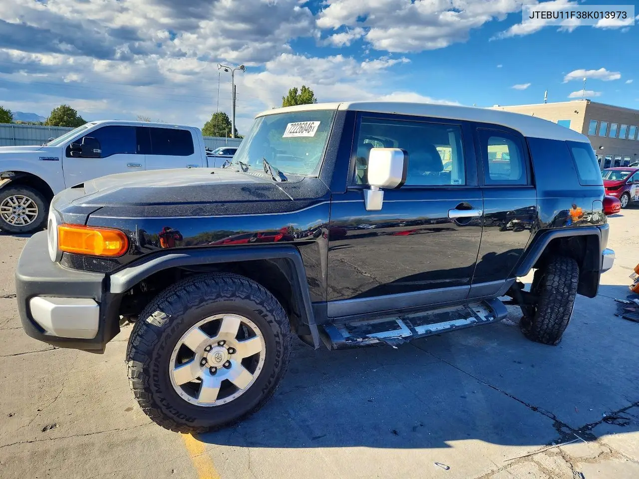 2008 Toyota Fj Cruiser Base VIN JTEBU11F38K013973 фото 1