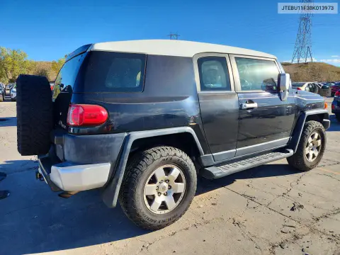 2008 Toyota Fj Cruiser Base VIN JTEBU11F38K013973 фото 3