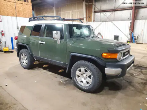 2010 Toyota Fj Cruiser VIN JTEBU4BF5AK078698 фото 4
