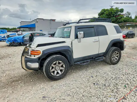 JTEBU4BF3EK184332 — 2014 Toyota FJ Cruiser, Передняя часть, фото до ремонта