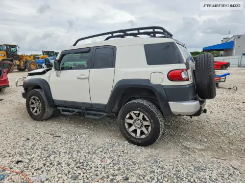 2014 Toyota Fj Cruiser Base VIN JTEBU4BF3EK184332 фото 2