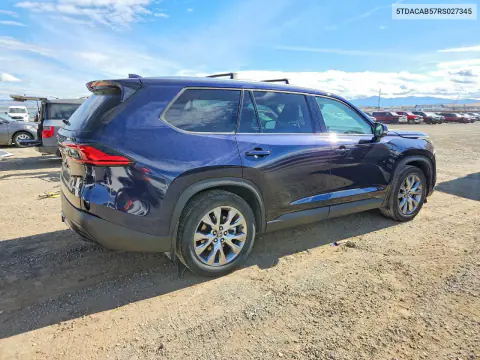 2024 Toyota Grand Highlander Xle VIN 5TDACAB57RS027345 фото 3