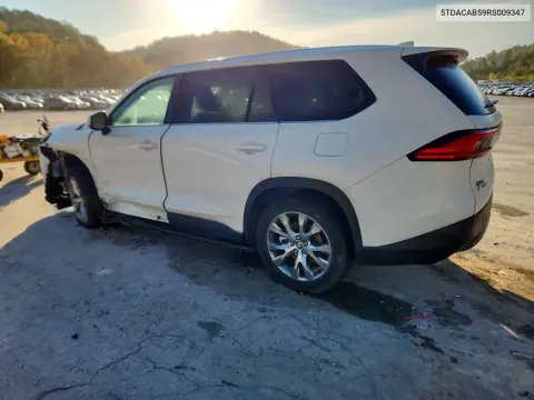 2024 Toyota Grand Highlander Hybrid Limited VIN 5TDACAB59RS009347 фото 2