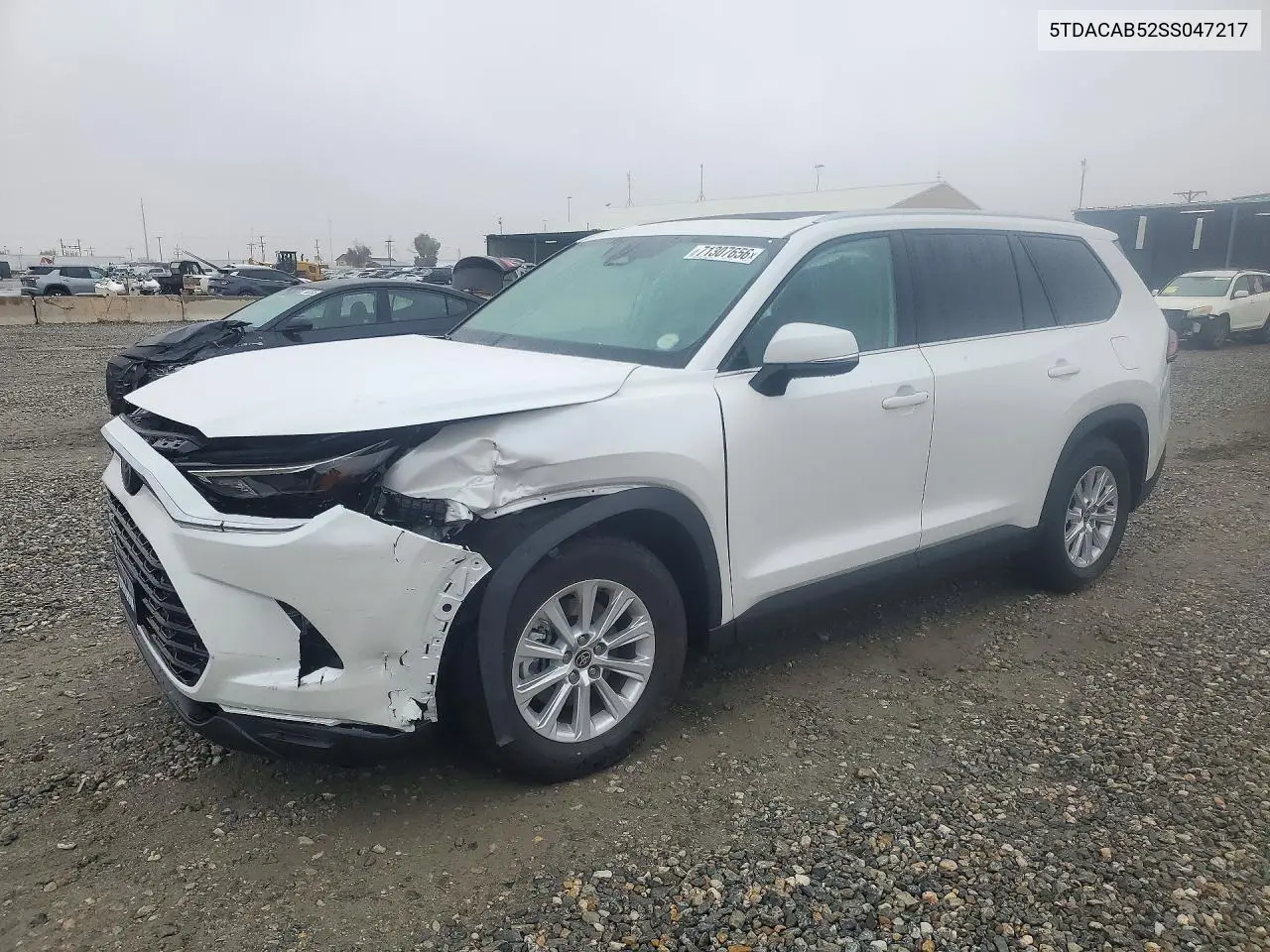 5TDACAB52SS047217 Toyota Grand Highlander 2025 — повреждение Передняя часть, фото до ремонта