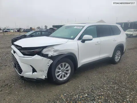 5TDACAB52SS047217 — 2025 Toyota Grand Highlander, Передняя часть, фото до ремонта