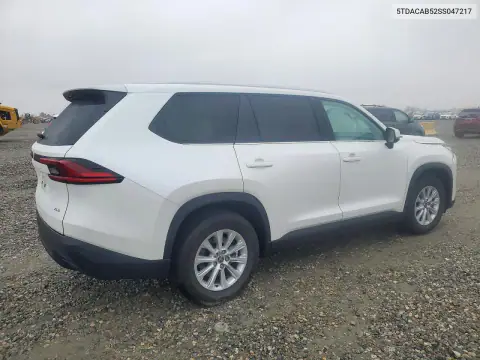 5TDACAB52SS047217 — 2025 Toyota Grand Highlander, фото 3 с аукциона Copart, Передняя часть