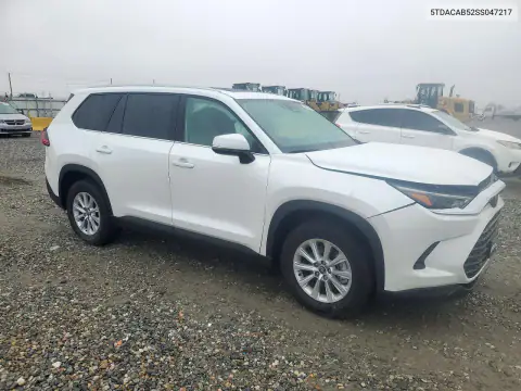 5TDACAB52SS047217 — 2025 Toyota Grand Highlander, фото 4 с аукциона Copart, Передняя часть