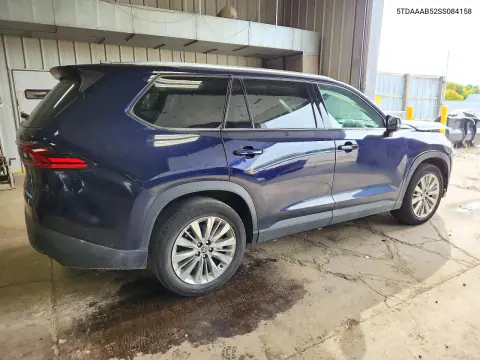 2025 Toyota Grand Highlander Platinum VIN 5TDAAAB52SS084158 фото 3
