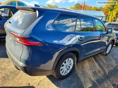 2025 Toyota Grand Highlander Hybrid Xle VIN 5TDACAB55SS043789 фото 3