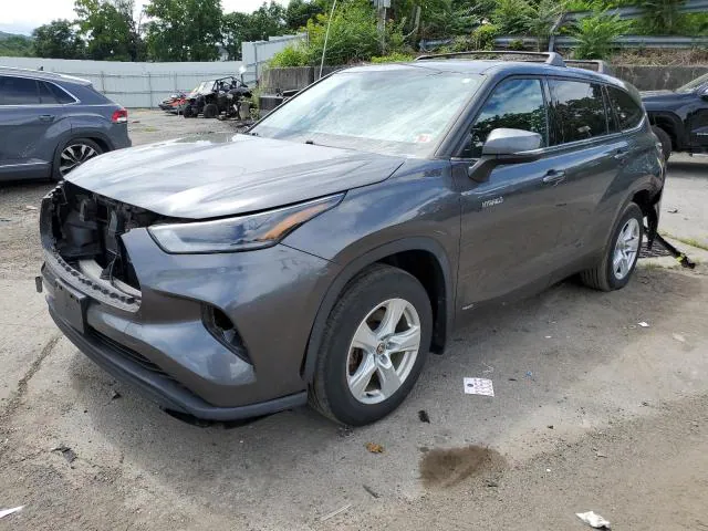 2021 TOYOTA HIGHLANDER HYBRID LE VIN 5TDBBRCH7MS514455 фото 1