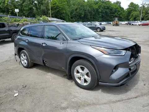 2021 TOYOTA HIGHLANDER HYBRID LE VIN 5TDBBRCH7MS514455 фото 4