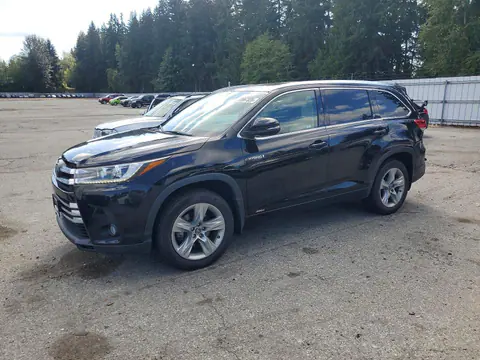 5TDDGRFH1HS022371 — 2017 Toyota Highlander Hybrid, Задняя часть (Rear End), фото до ремонта