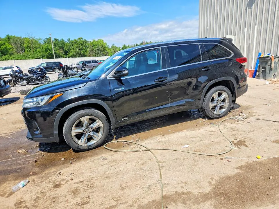 2019 TOYOTA HIGHLANDER HYBRID VIN 5TDDGRFHXKS071589 фото 1