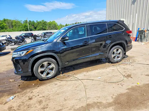5TDDGRFHXKS071589 — 2019 Toyota Highlander Hybrid, Град (Hail), фото до ремонта