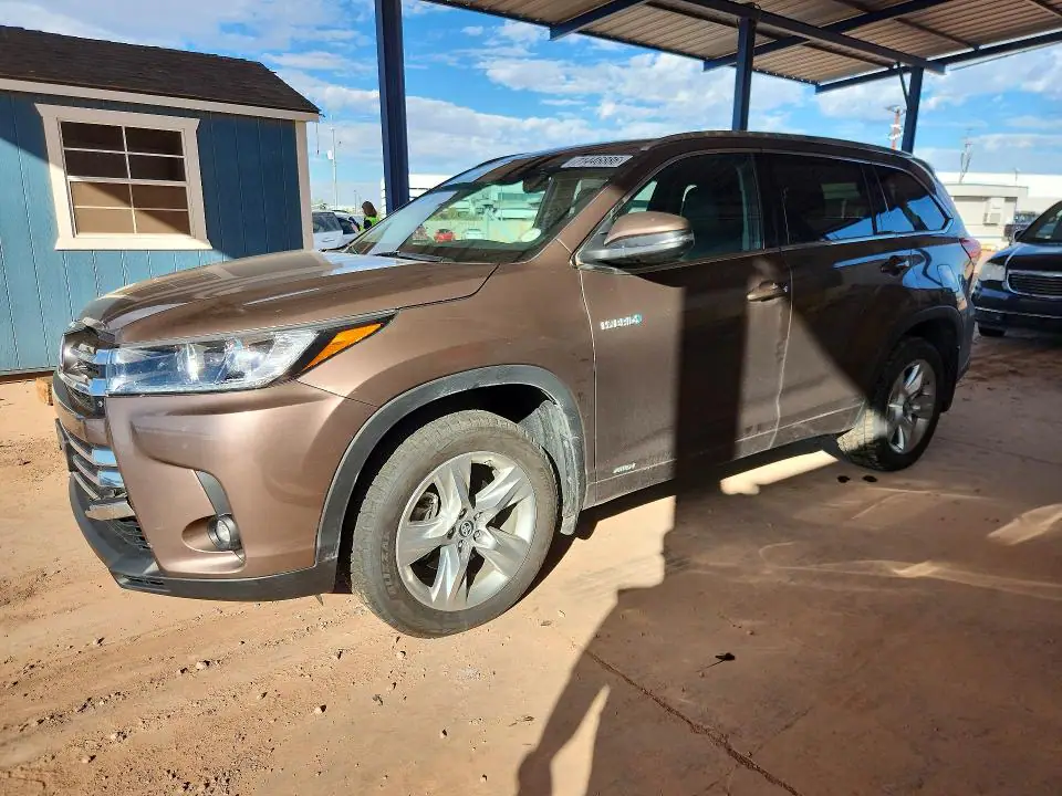 2019 Toyota HIGHLANDER HYBRID VIN 5TDDGRFH7KS076376 фото 1
