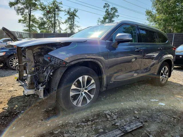 2022 TOYOTA HIGHLANDER HYBRID VIN 5TDGBRCH9NS548324 фото 1