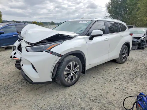 5TDKBRCHXPS579840 — 2023 Toyota Highlander Hybrid, Передняя часть (Front End), фото до ремонта