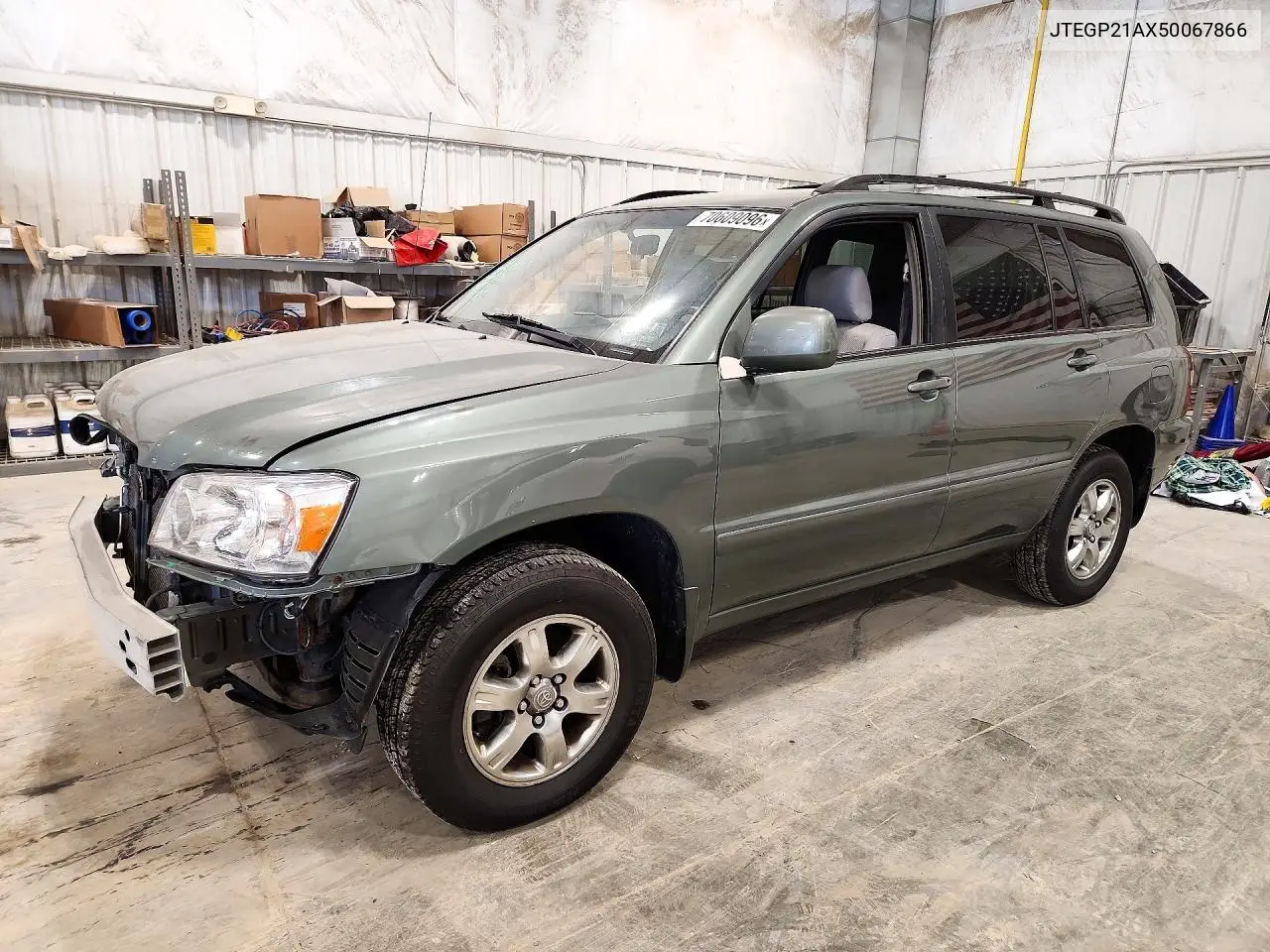 2005 Toyota Highlander Base VIN JTEGP21AX50067866 фото 1