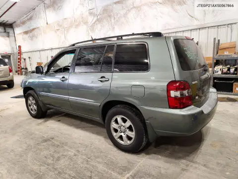 2005 Toyota Highlander Base VIN JTEGP21AX50067866 фото 2