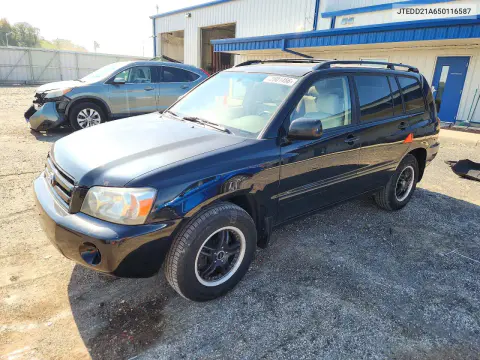 JTEDD21A650116587 — 2005 Toyota Highlander, Естественный износ, фото до ремонта