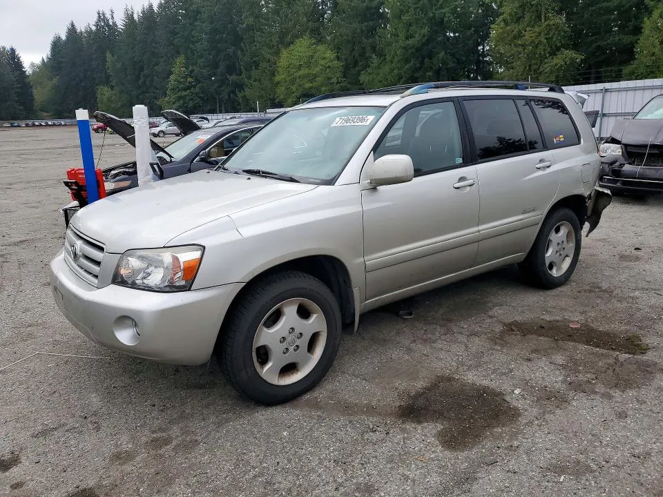 2006 TOYOTA HIGHLANDER VIN JTEEP21A860166890 фото 1