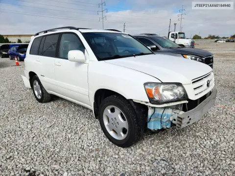 2006 Toyota Highlander Limited VIN JTEEP21AX60184940 фото 4