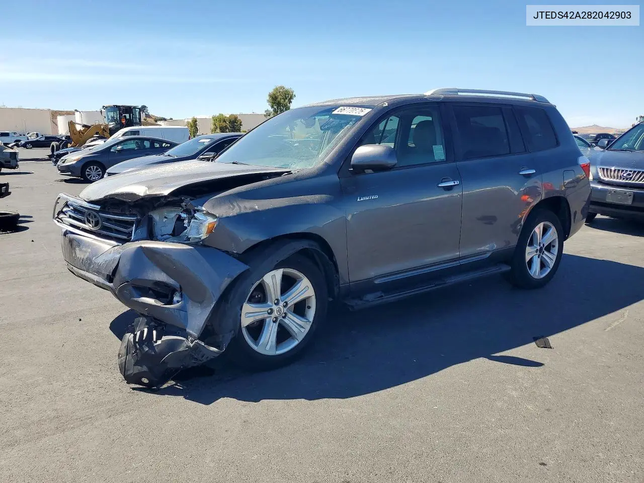 2008 Toyota Highlander Limited VIN JTEDS42A282042903 фото 1