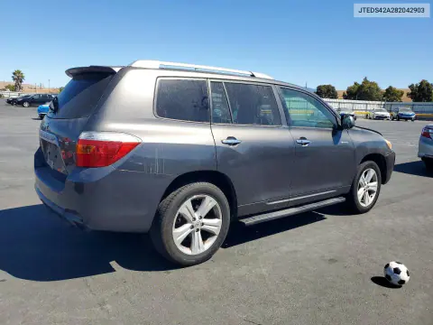 2008 Toyota Highlander Limited VIN JTEDS42A282042903 фото 3