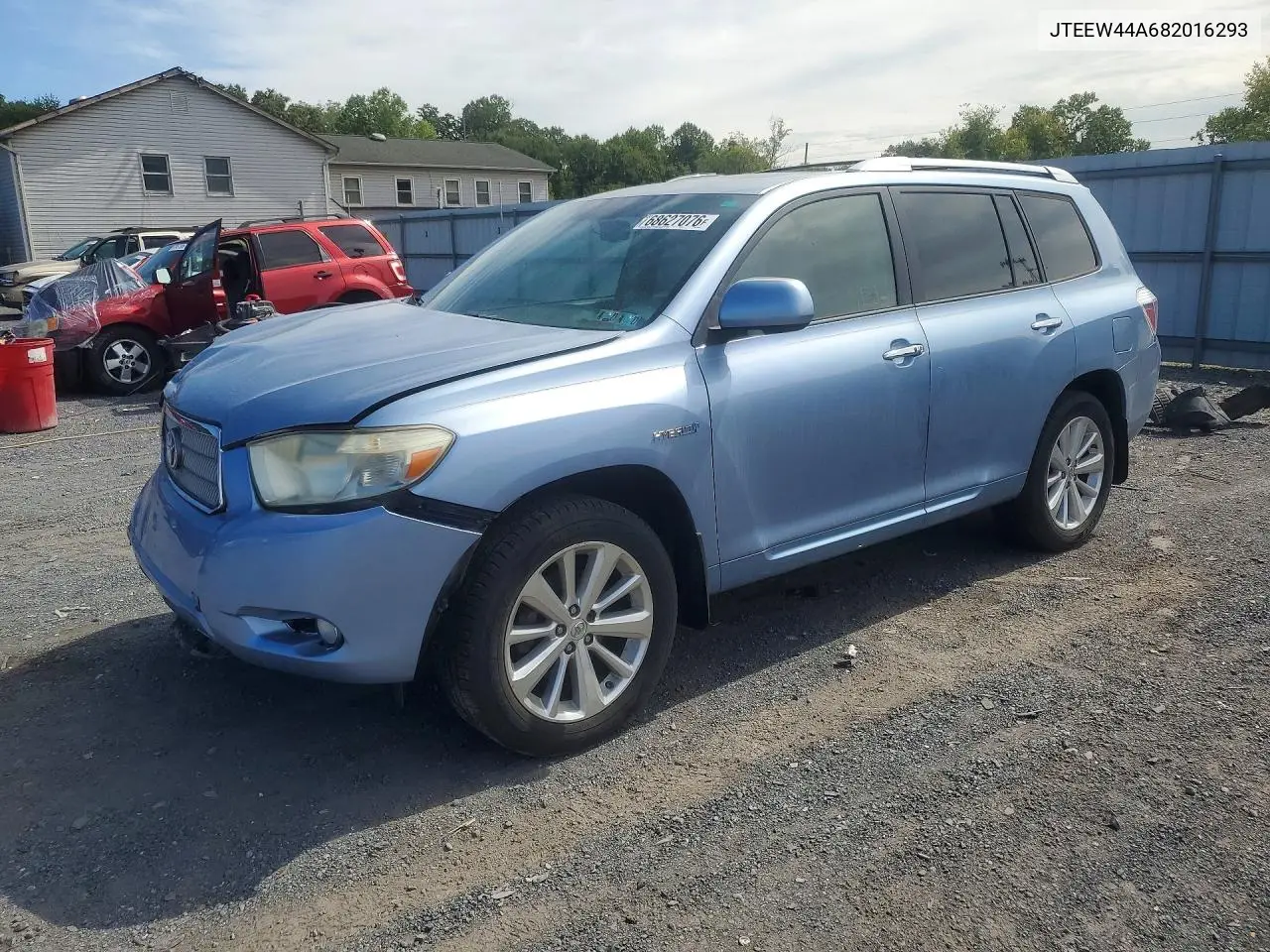 2008 Toyota Highlander Hybrid Limited VIN JTEEW44A682016293 фото 1