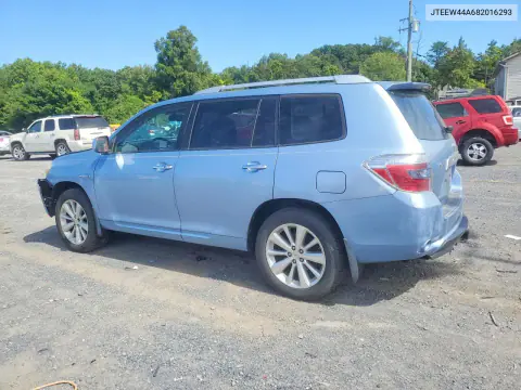 2008 Toyota Highlander Hybrid Limited VIN JTEEW44A682016293 фото 2