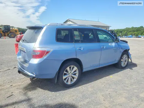 2008 Toyota Highlander Hybrid Limited VIN JTEEW44A682016293 фото 3