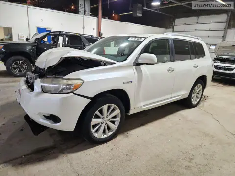 JTEEW41A582005533 — 2008 Toyota Highlander, Передняя часть, фото до ремонта