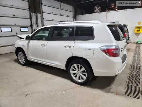 2008 Toyota Highlander Hybrid VIN JTEEW41A582005533 фото 2