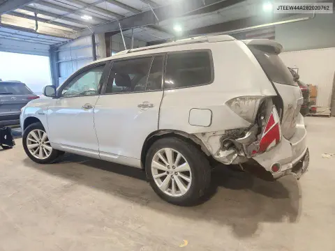 2008 Toyota Highlander Hybrid Limited VIN JTEEW44A282020762 фото 2