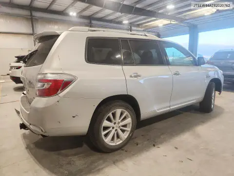 2008 Toyota Highlander Hybrid Limited VIN JTEEW44A282020762 фото 3