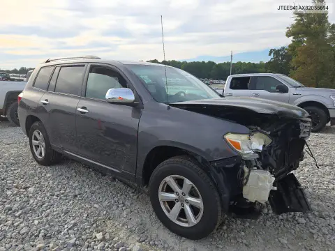 2008 Toyota Highlander Base VIN JTEES41AX82055694 фото 4