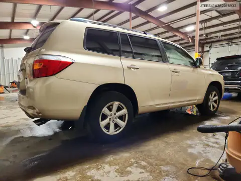 JTEES41A382016932 — 2008 Toyota Highlander, фото 3 с аукциона Copart 20.10.2026, Боковая часть