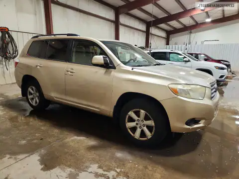 JTEES41A382016932 — 2008 Toyota Highlander, фото 4 с аукциона Copart 20.10.2026, Боковая часть