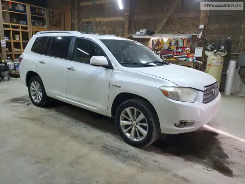 2008 Toyota Highlander Hybrid Limited VIN JTEEW44A482019418 фото 4