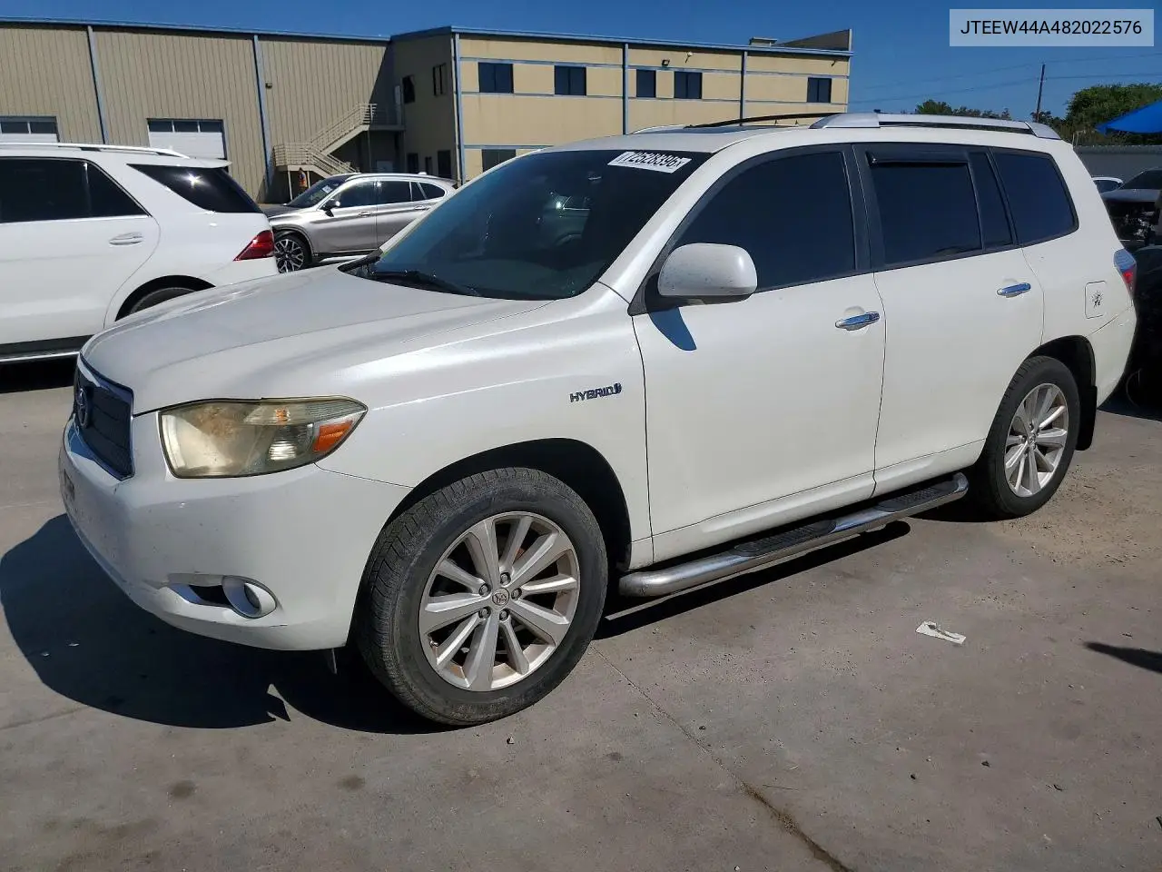 2008 Toyota Highlander Hybrid Limited VIN JTEEW44A482022576 фото 1