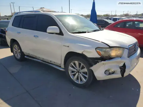2008 Toyota Highlander Hybrid Limited VIN JTEEW44A482022576 фото 4