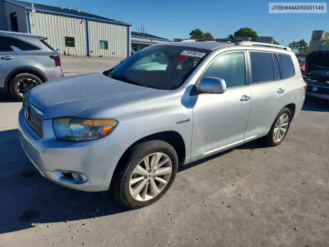 JTEEW44AX92031140 — 2009 Toyota Highlander, Мелкие вмятины и царапины, фото до ремонта