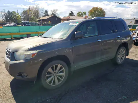 JTEEW44A792034514 — 2009 Toyota Highlander, Механические повреждения, фото до ремонта